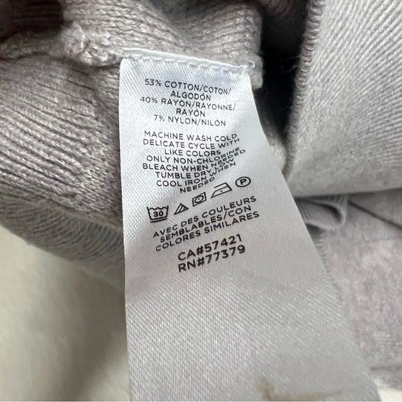 Ann Taylor gray and white star sweater - Picture 3 of 3